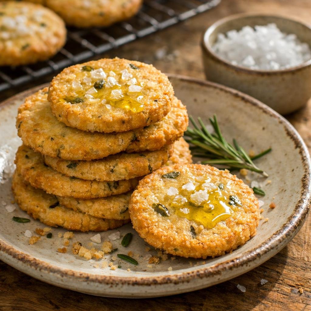 Sablés parmesan romarin