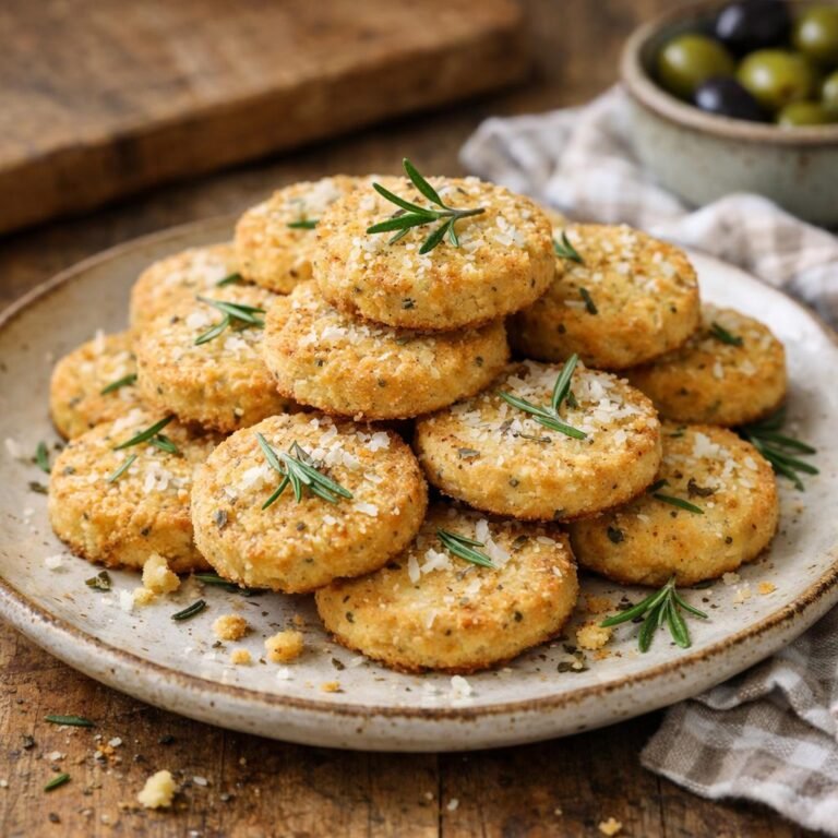 sablés romarin parmesan