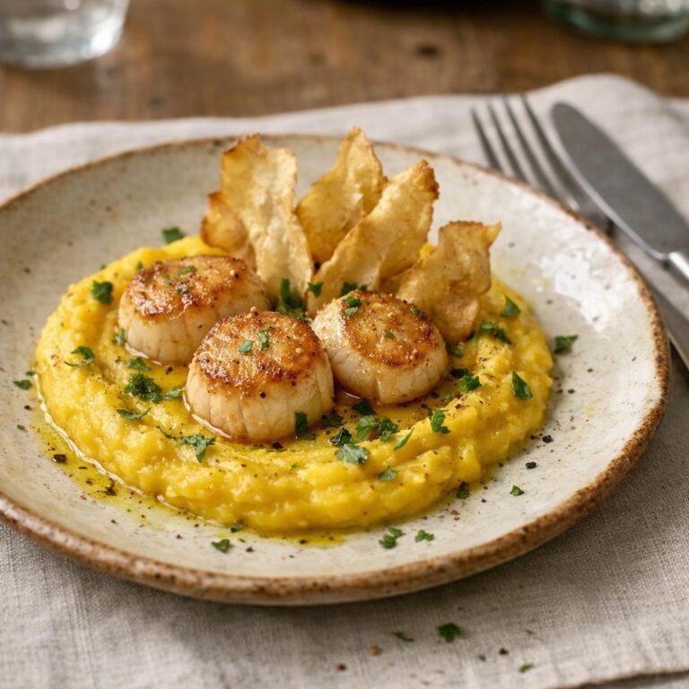 purée de panais au curcuma