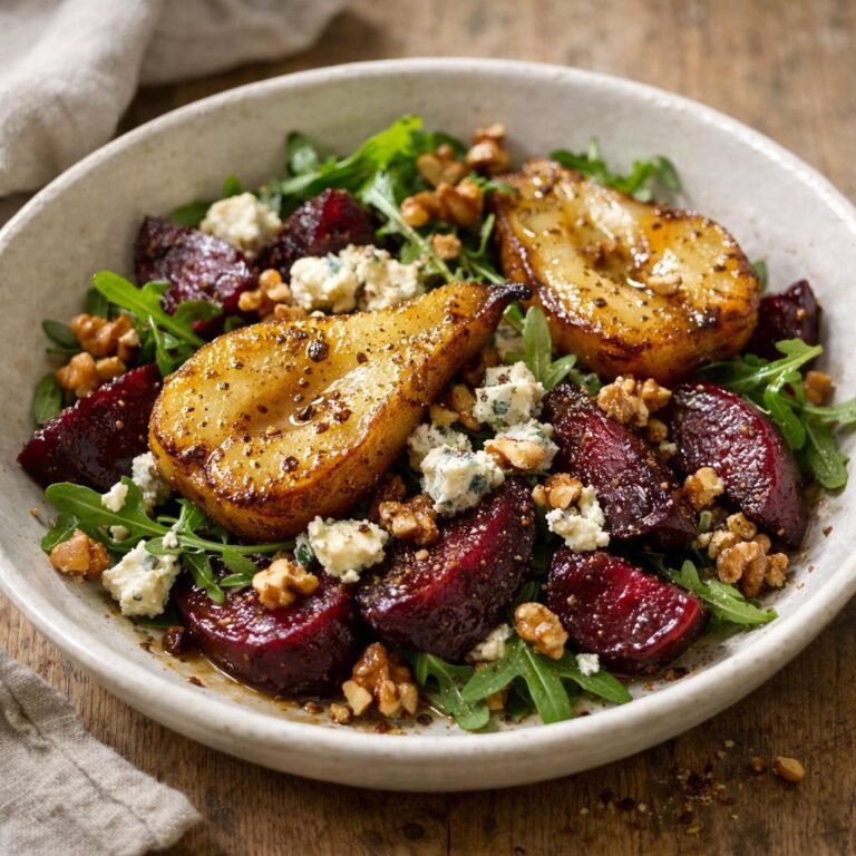 Salade tiède de betterave