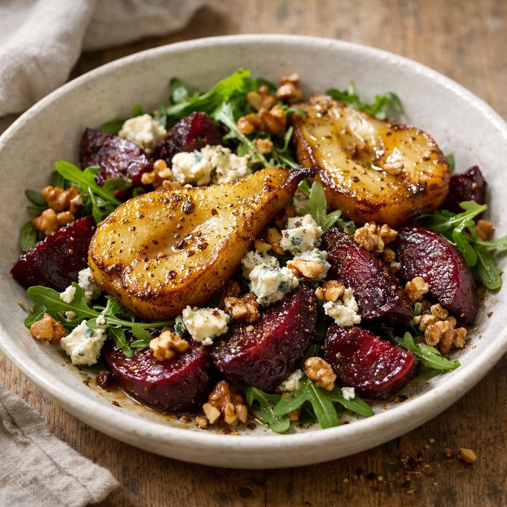 Salade tiède de betterave