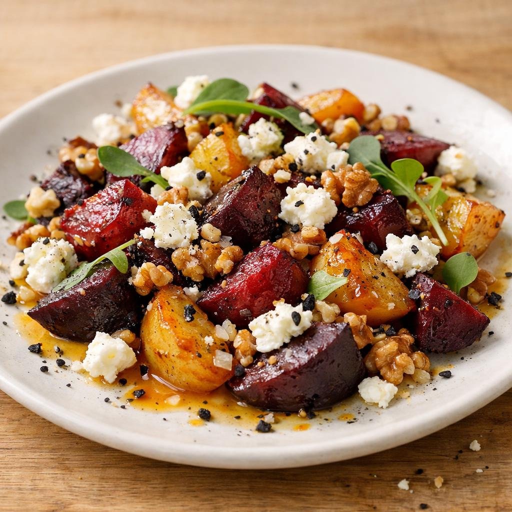 salade de betteraves rôties