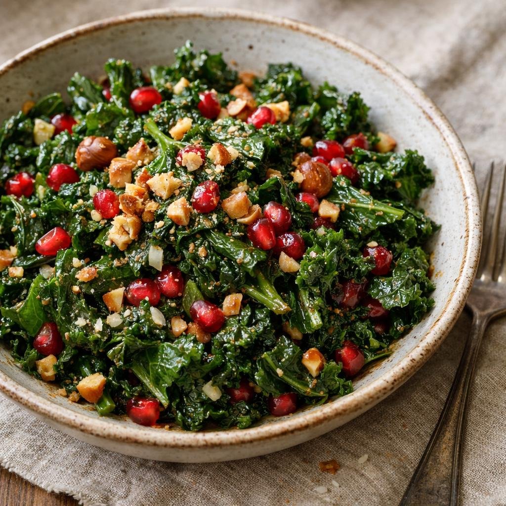 salade tiède de kale