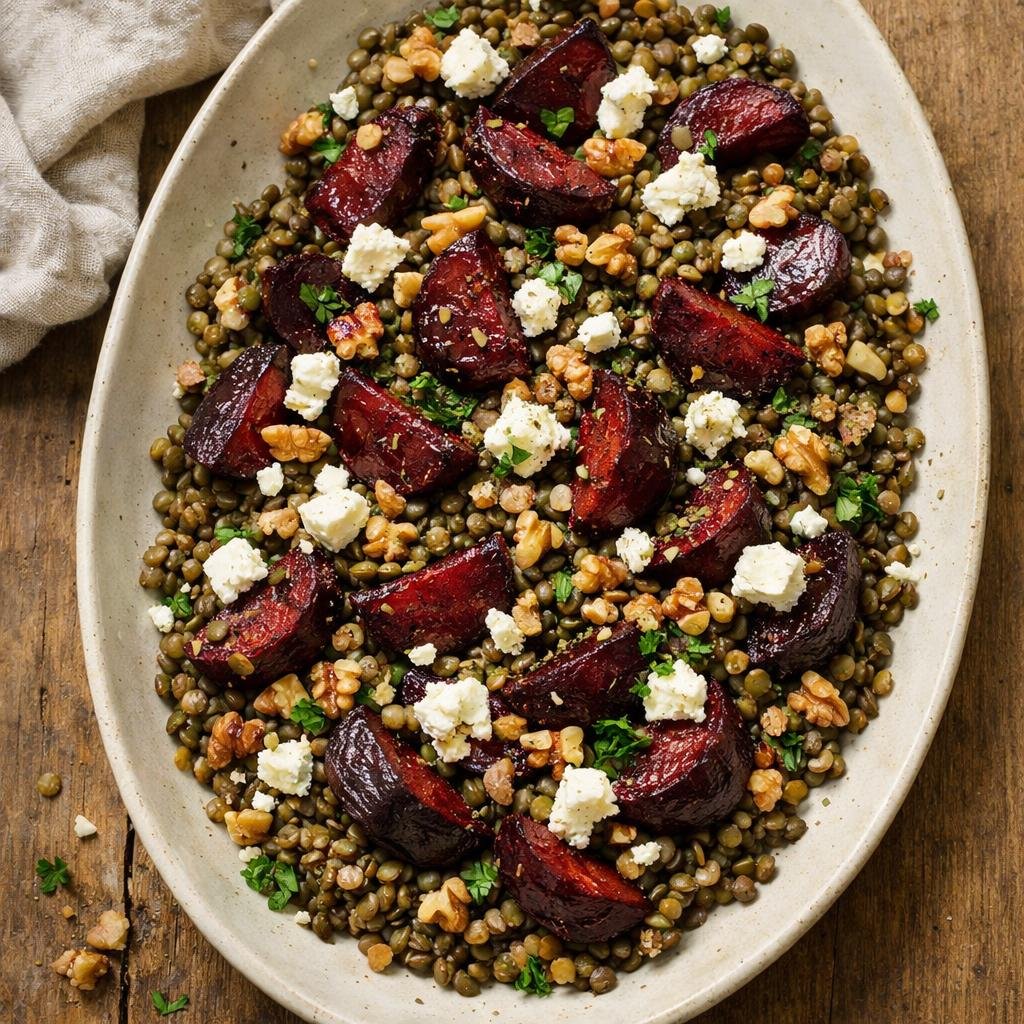 salade tiède lentilles