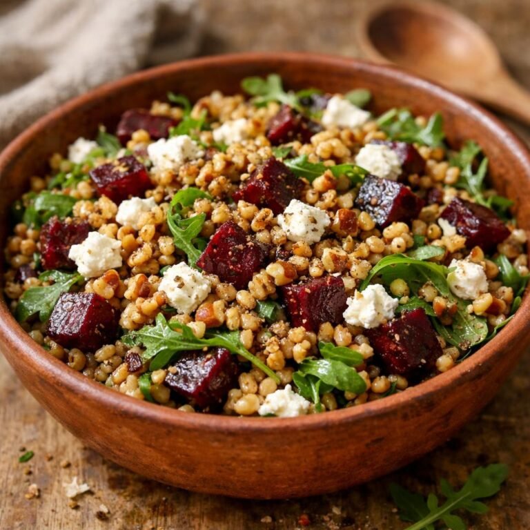 Salade tiède d'épeautre