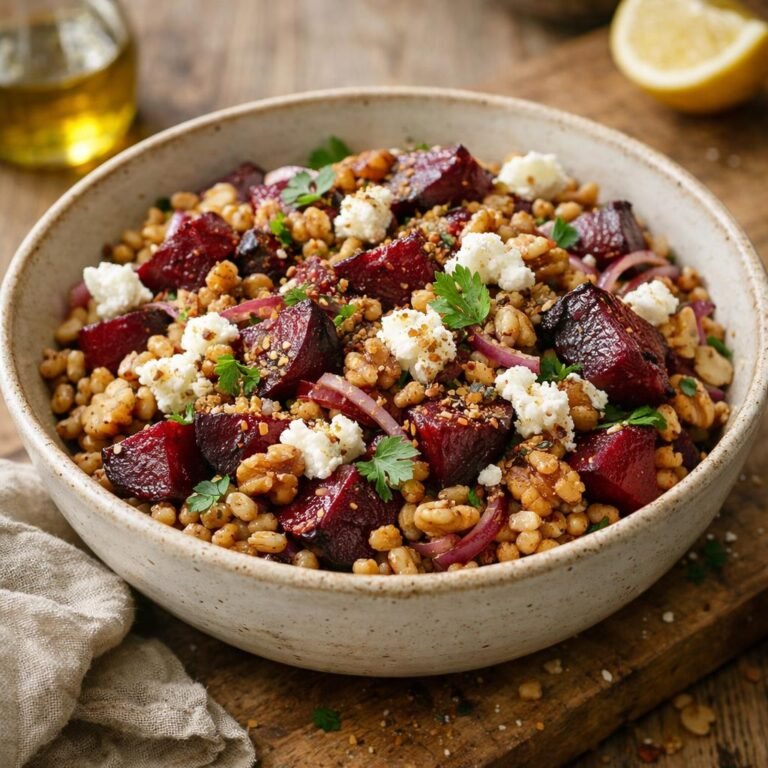 salade tiède d'épeautre