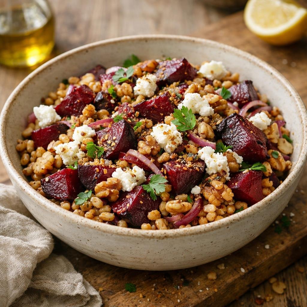 salade tiède d'épeautre