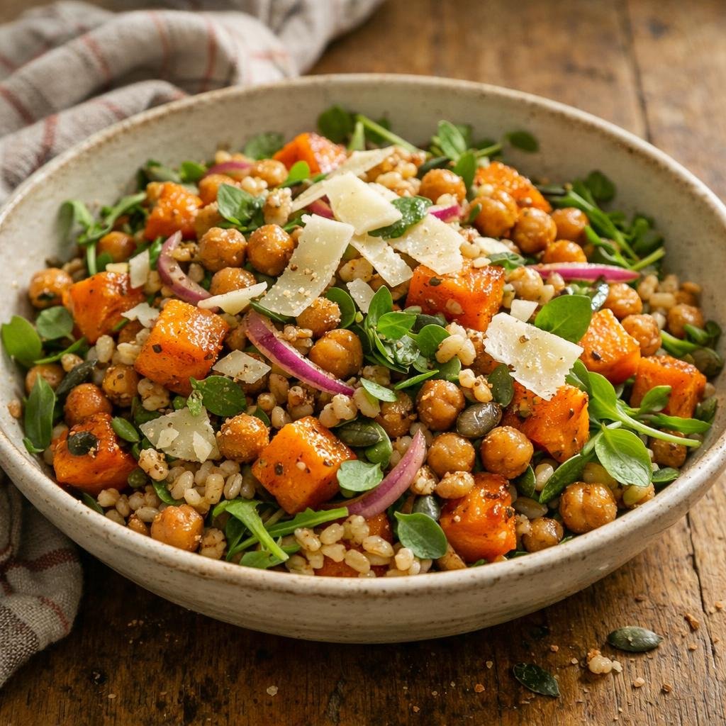 salade tiède d'épeautre