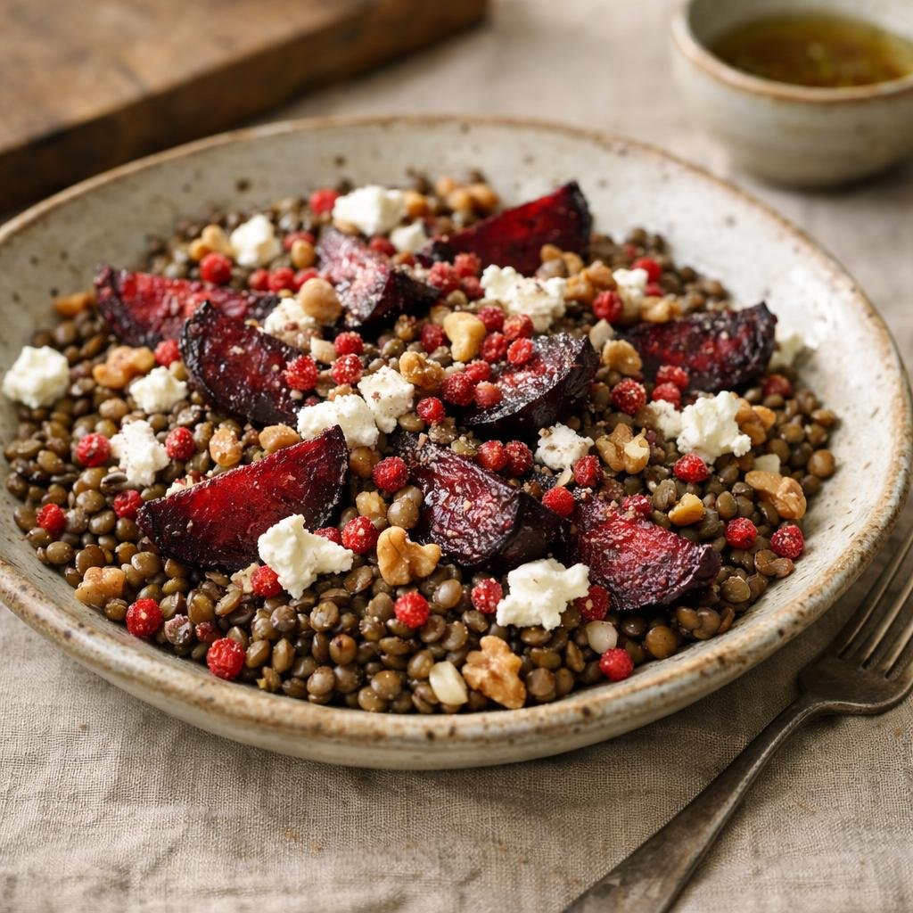 salade tiède lentilles du Puy