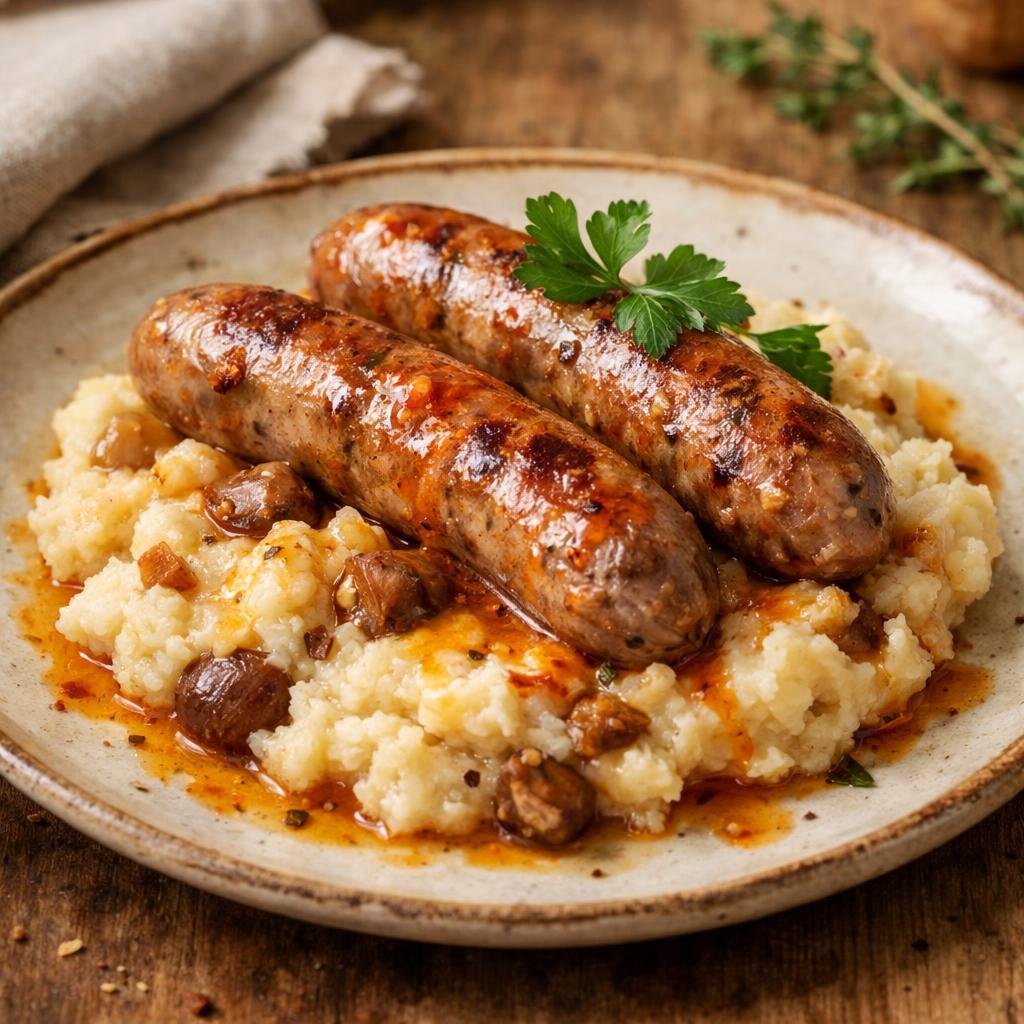 saucisses aux châtaignes