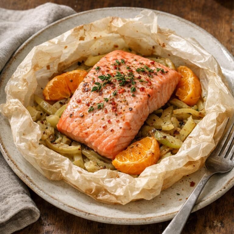 Saumon en papillote