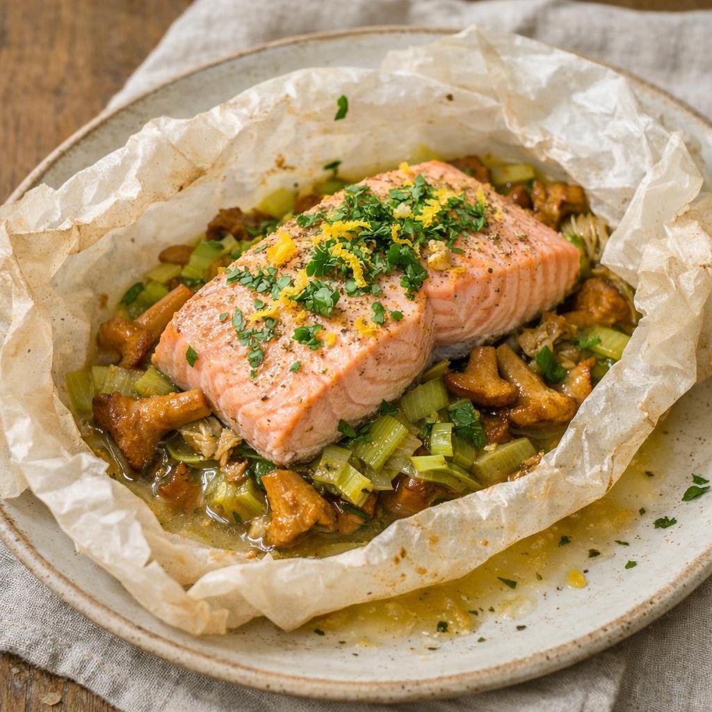 Saumon en papillote