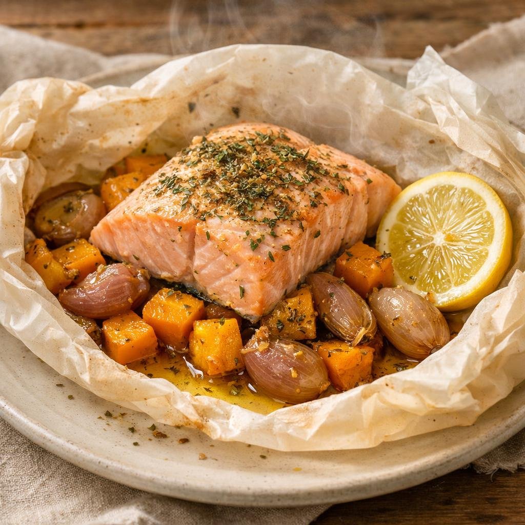 Saumon en papillote