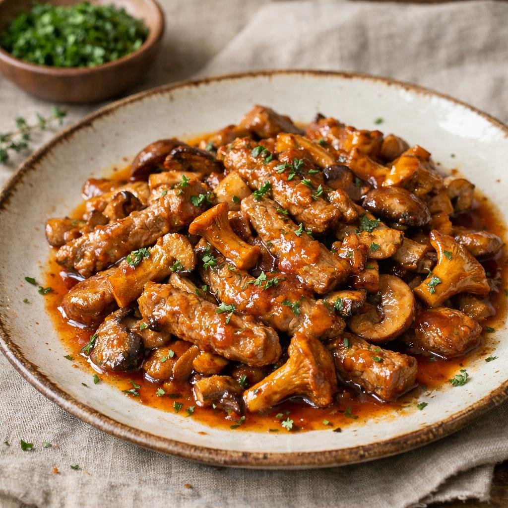 sauté de veau piment doux
