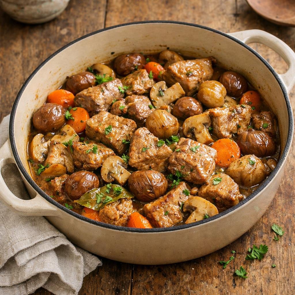 Sauté de veau aux Herbes