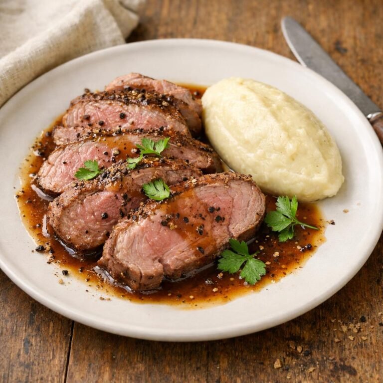 Selle d'agneau rôtie