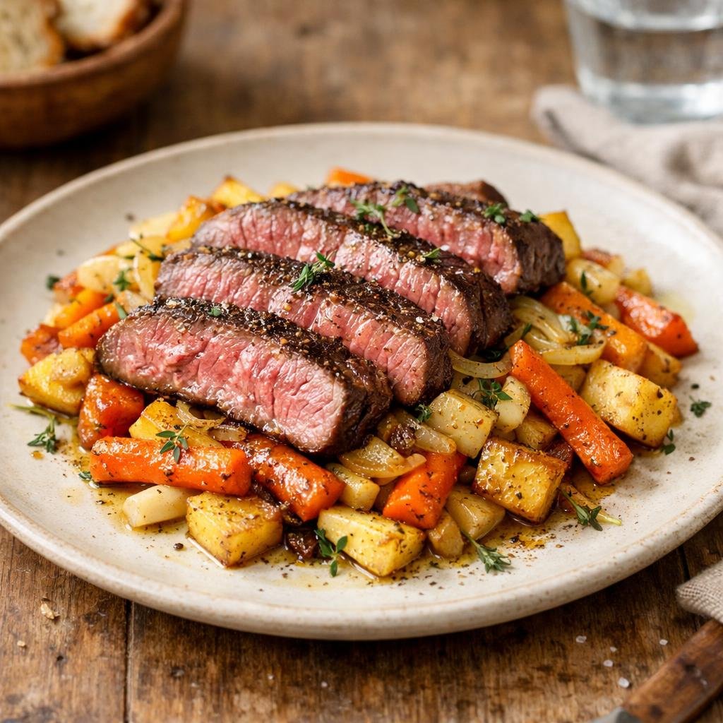 Steak mariné express