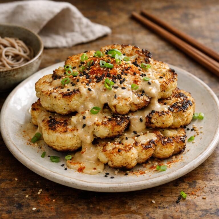 Steaks chou-fleur Shichimi
