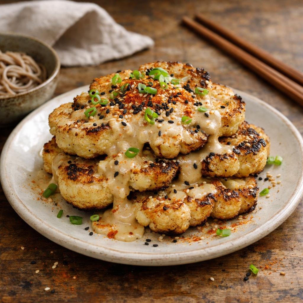 Steaks chou-fleur Shichimi