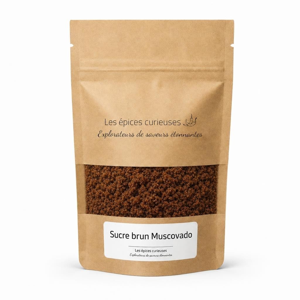 Sucre brun Muscovado - Packaging - Les Épices Curieuses