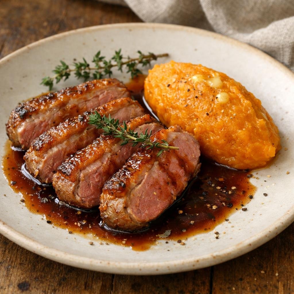 Suprême de canard rôti