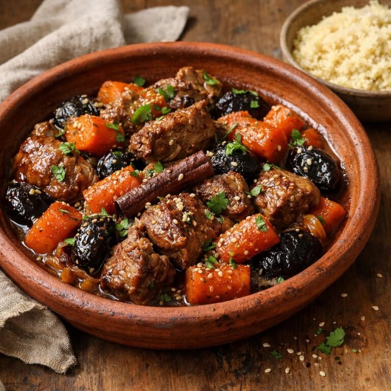 Tajine d'agneau aux carottes