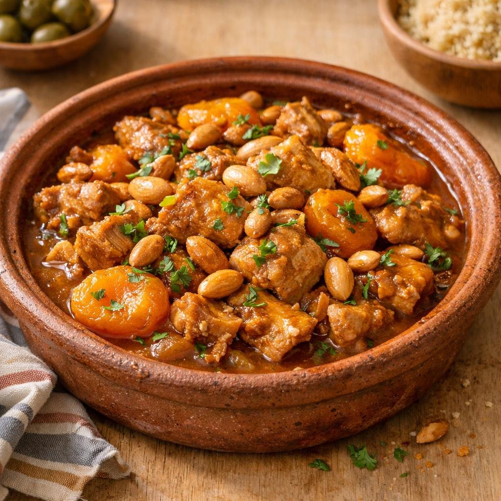 Tajine de dinde aux abricots