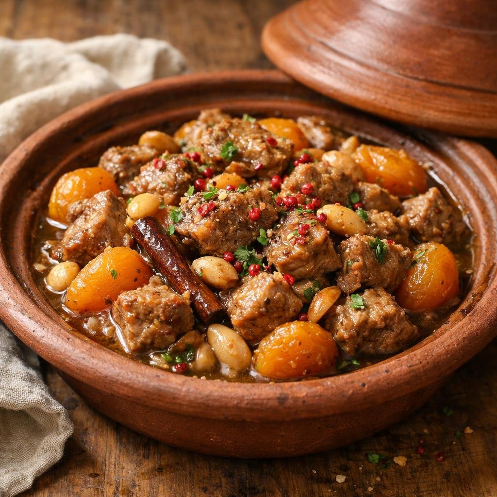 Tajine de porc aux abricots