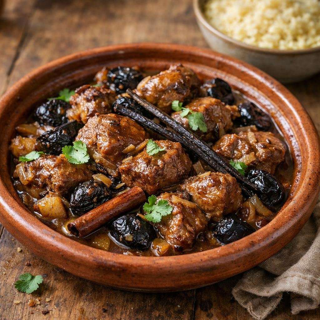 Tajine d'agneau vanillé