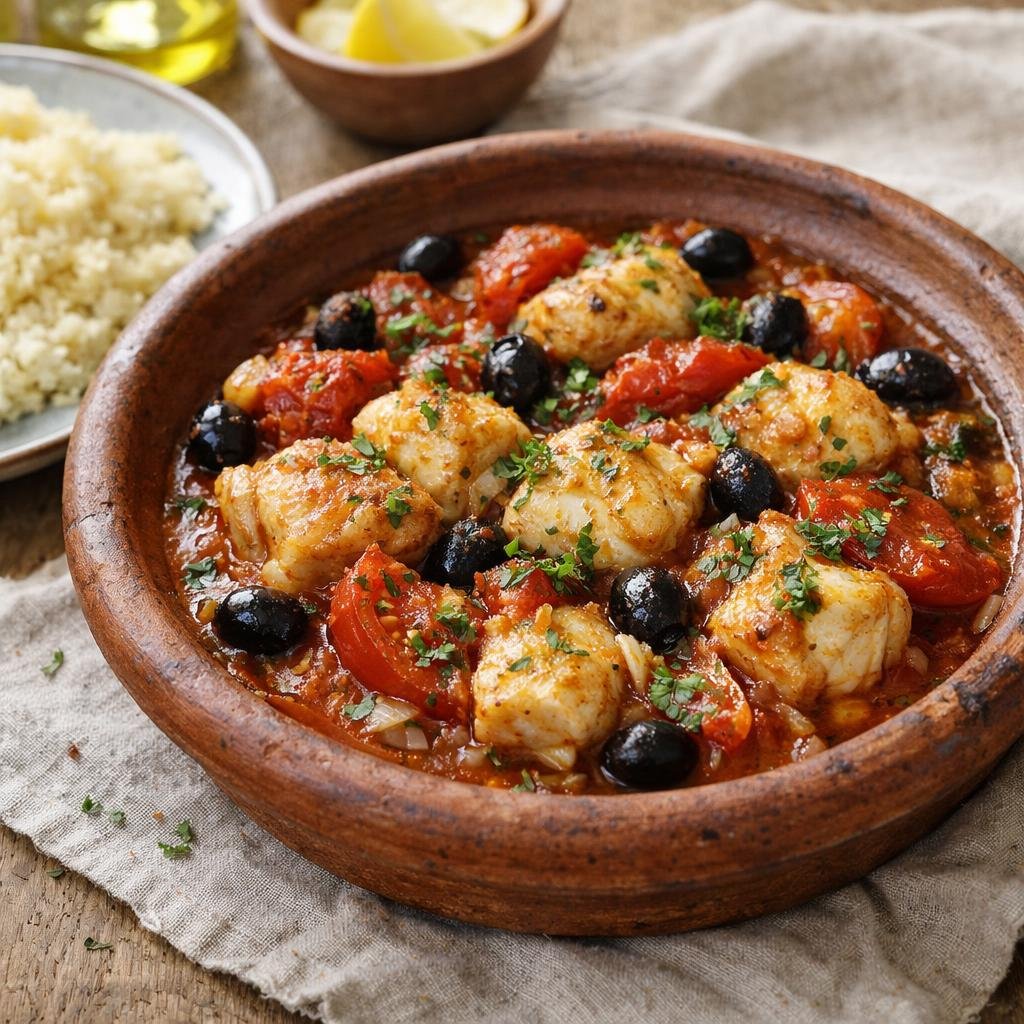 Tajine rapide de lotte