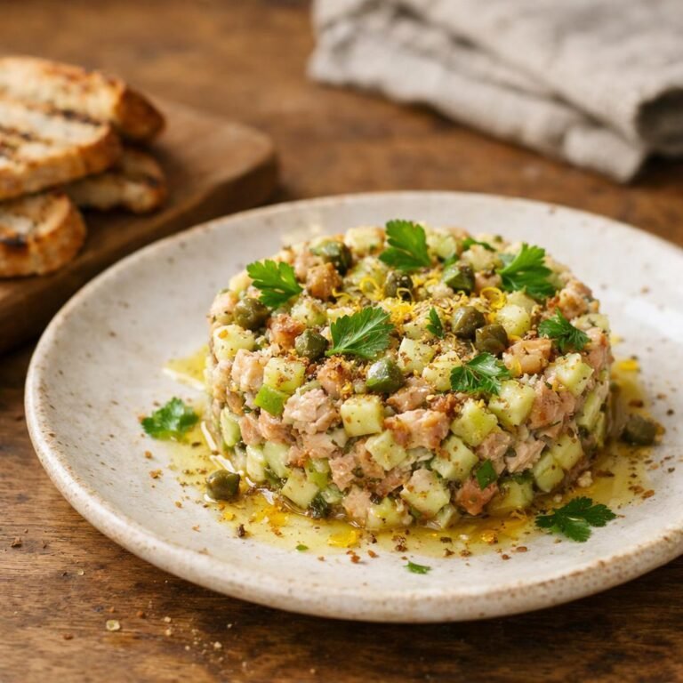 tartare de maquereau