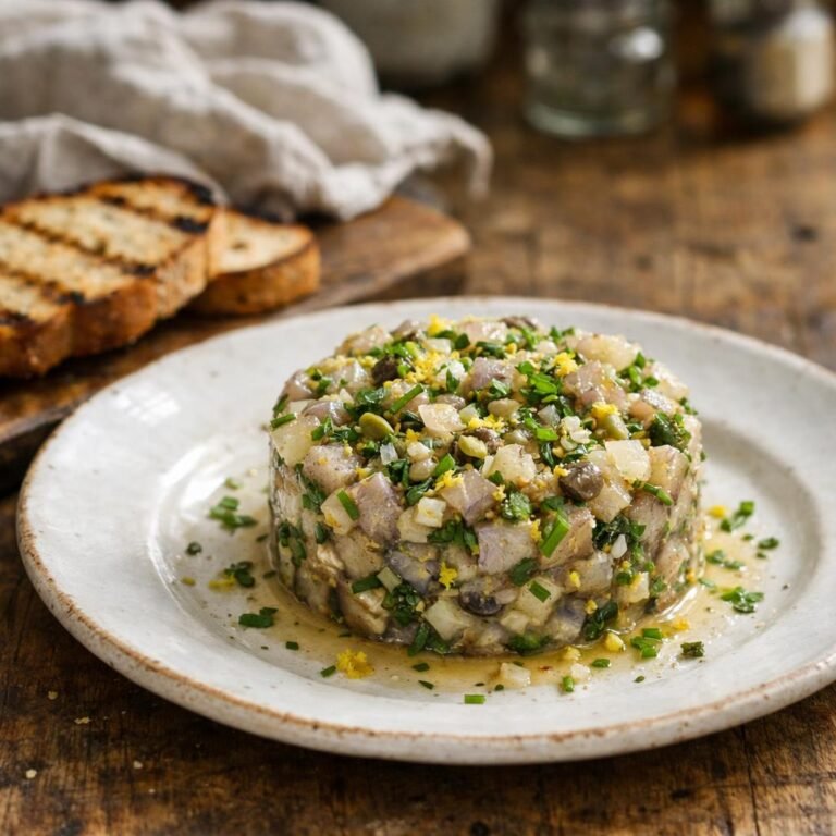 Tartare de maquereau mariné