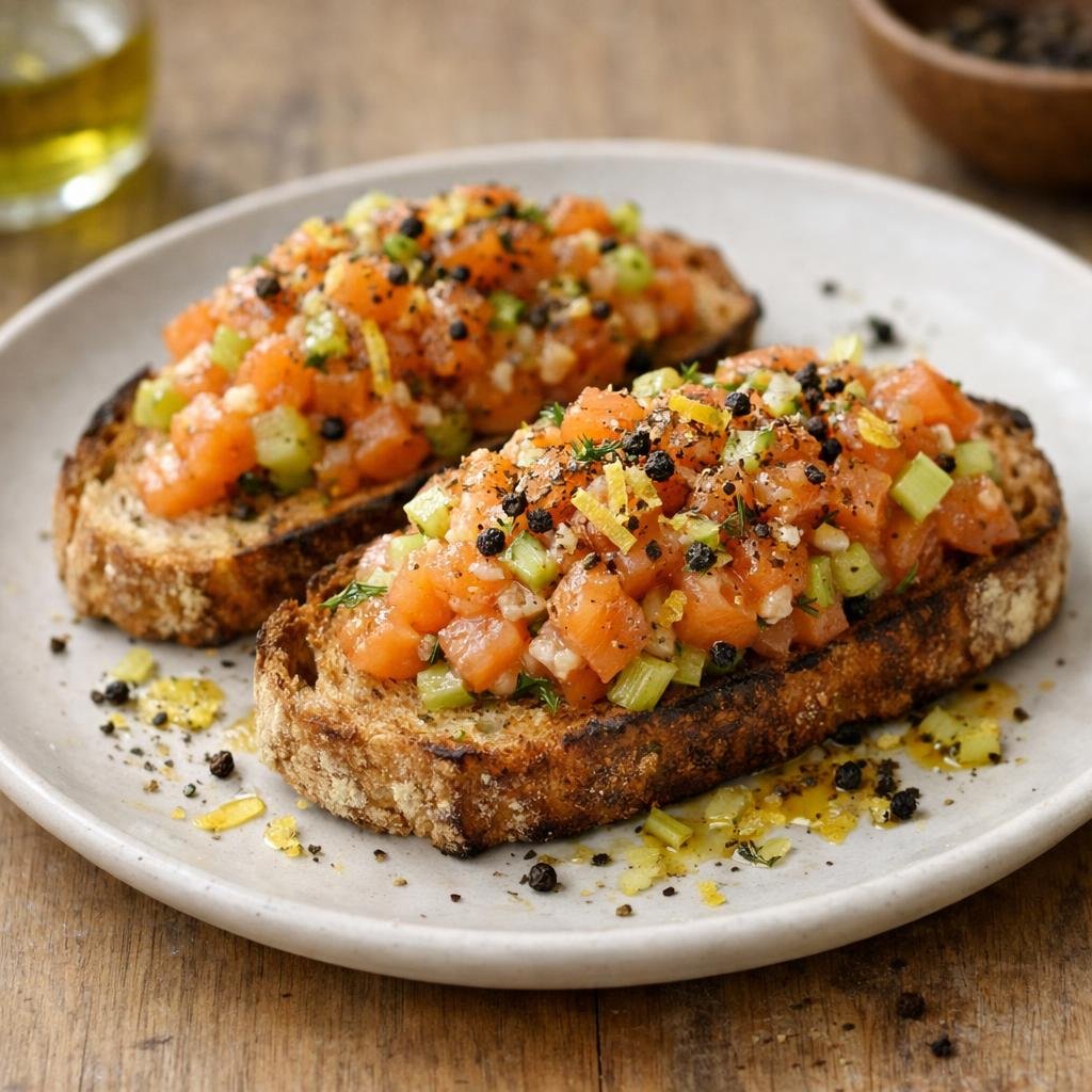 Tartare de saumon
