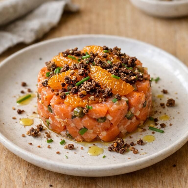Tartare de saumon agrumes