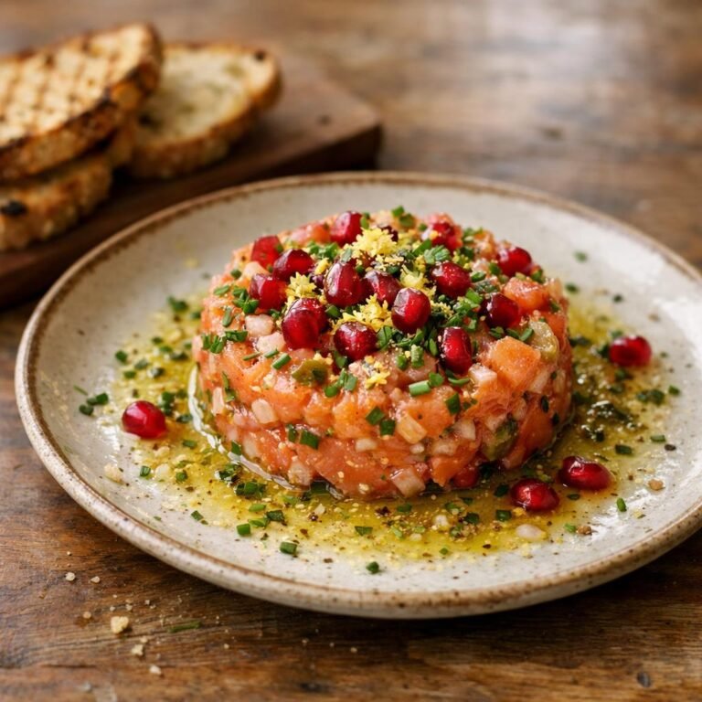Tartare de saumon d'automne