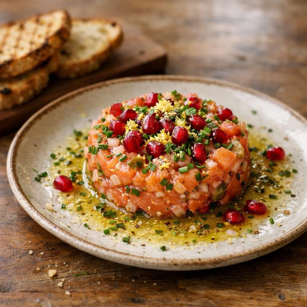 Tartare de saumon d'automne