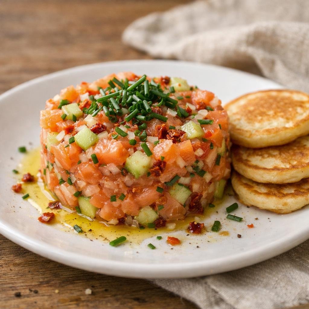 tartare saumon fumé