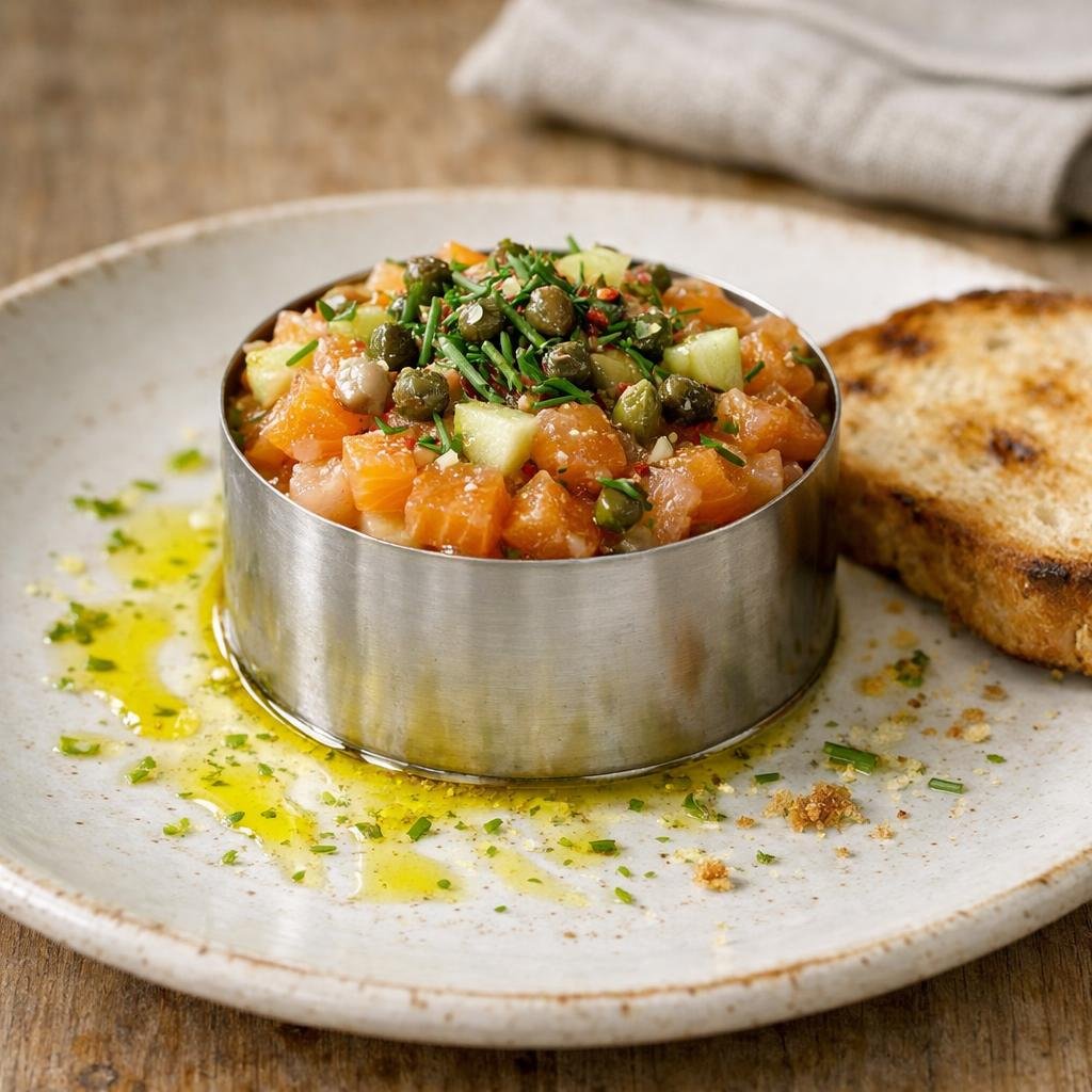 tartare de saumon habanero