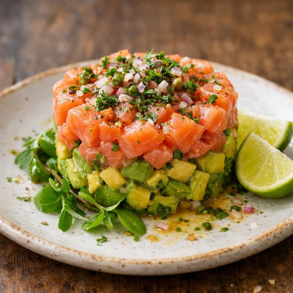 tartare saumon avocat