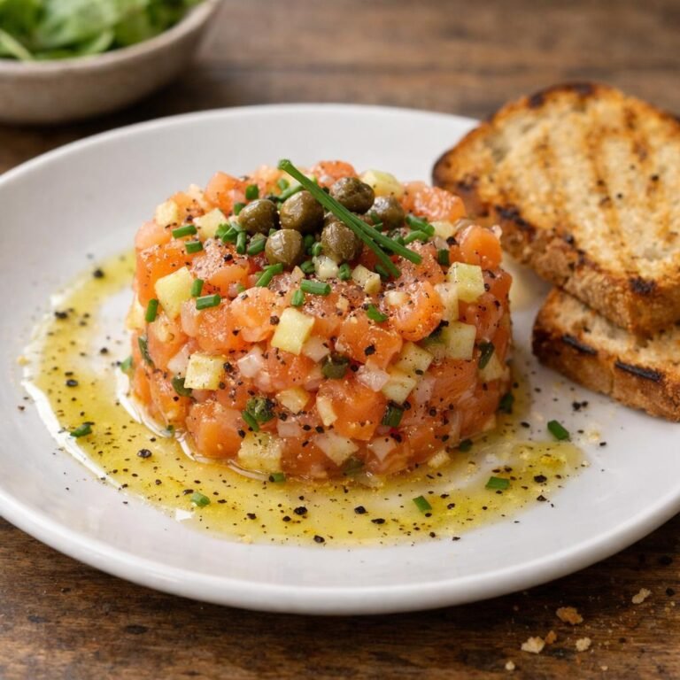 tartare saumon vanillé