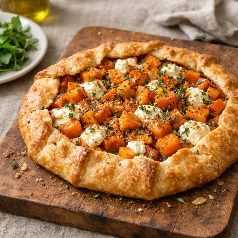 Tarte butternut ricotta