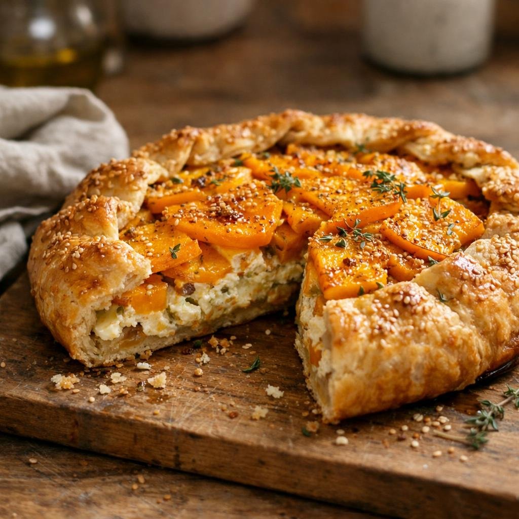 tarte butternut ricotta