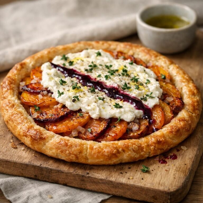 Tarte fine de butternut