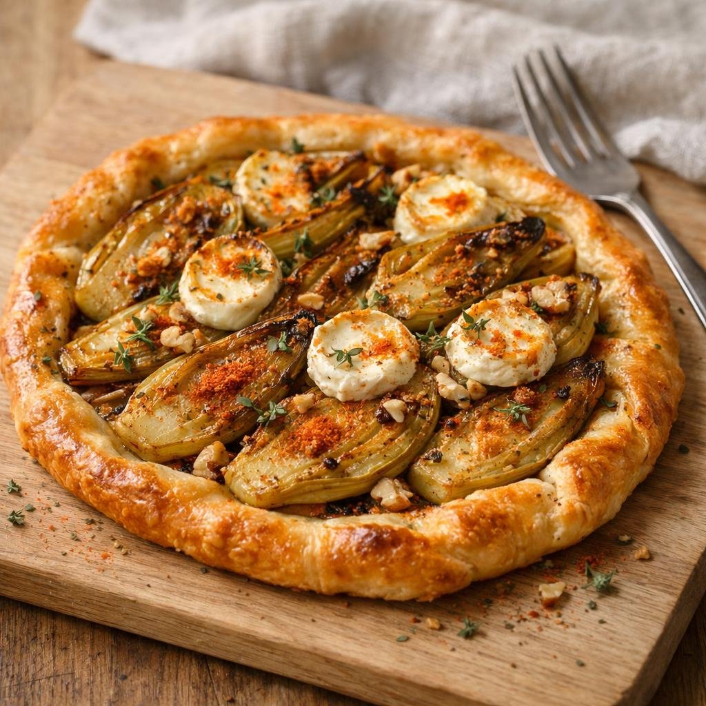 Tarte fine endives