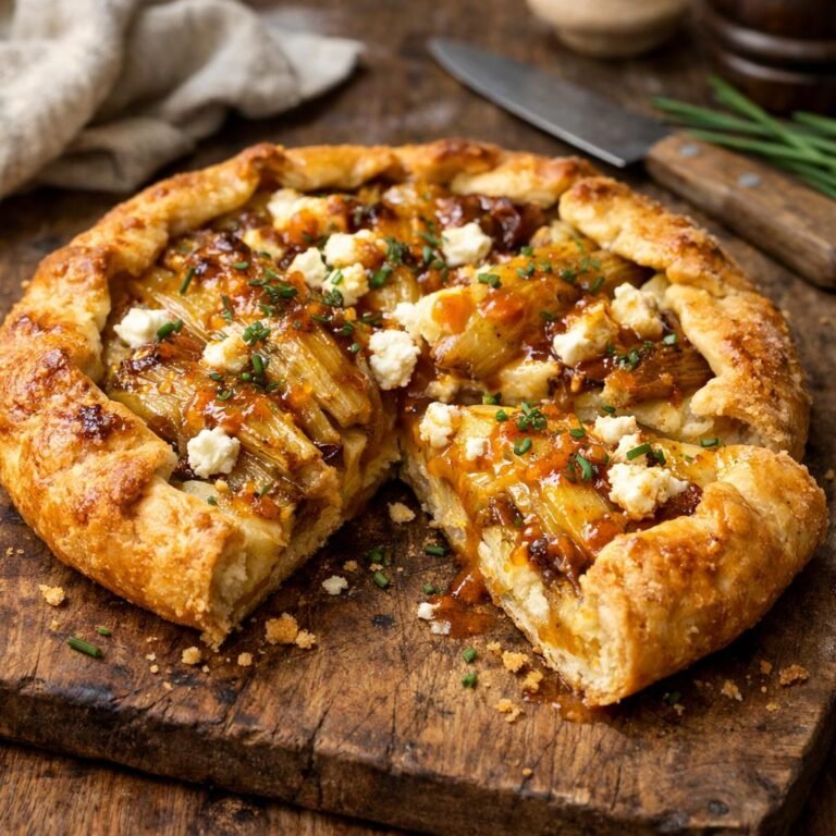 tarte rustique endives