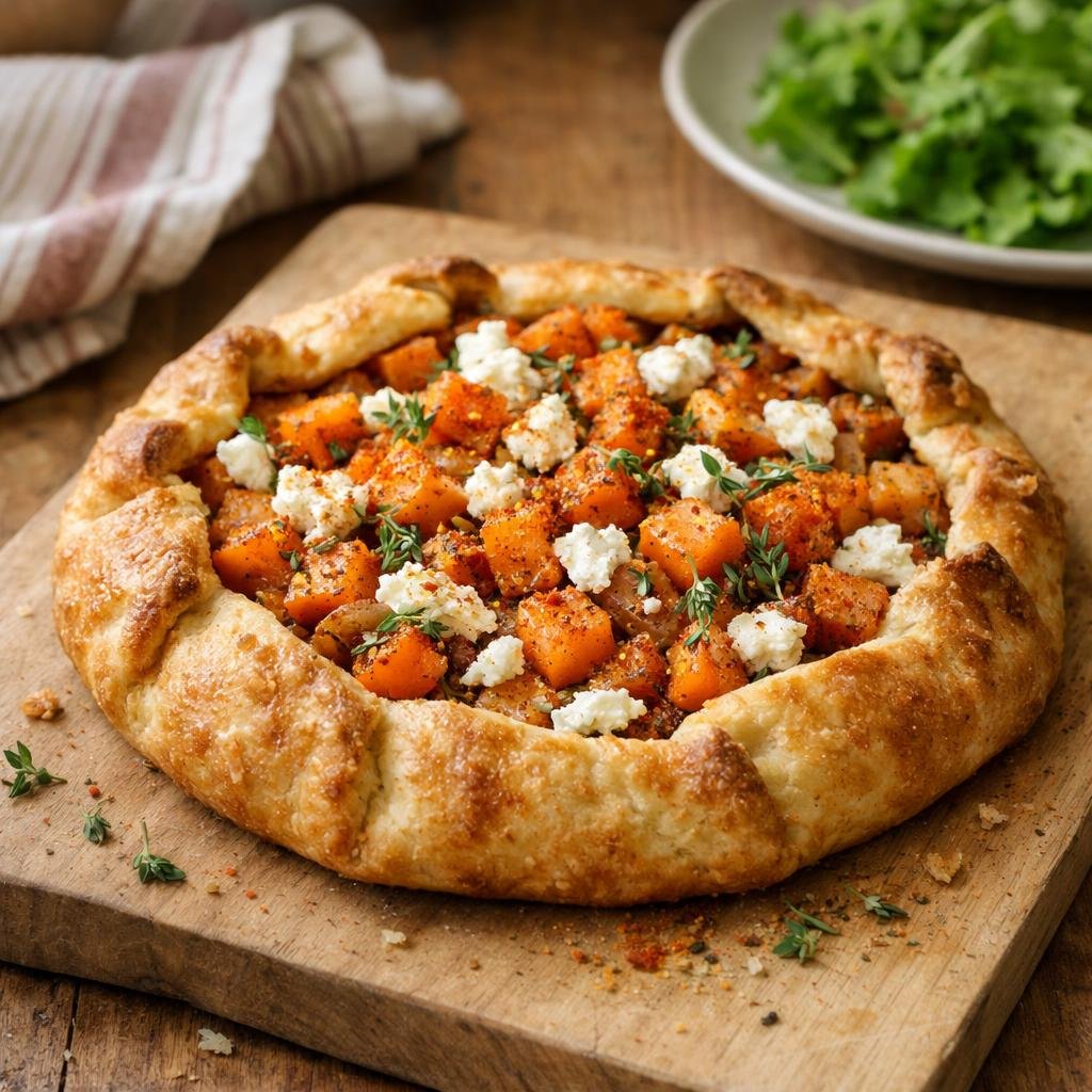 Tarte rustique butternut