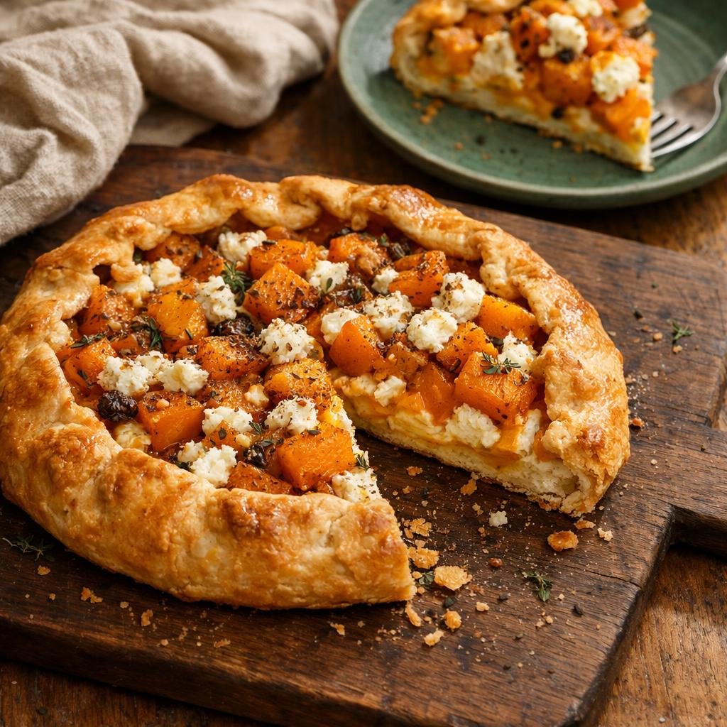 Tarte rustique butternut