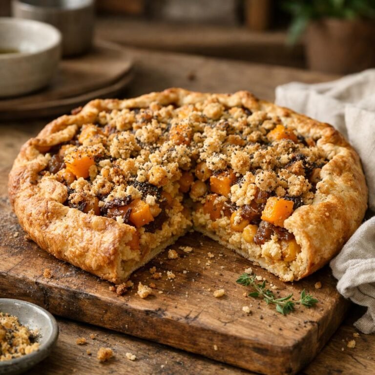 Tarte rustique butternut