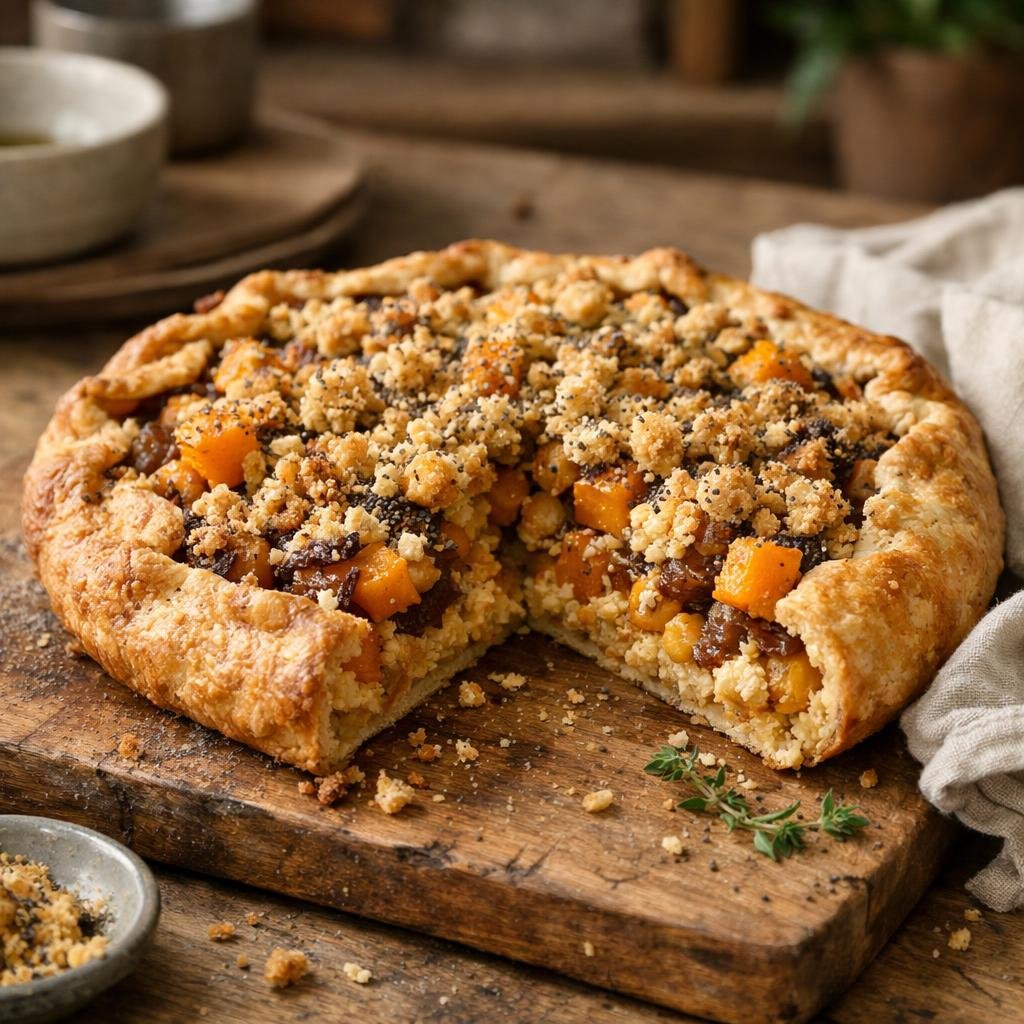 Tarte rustique butternut