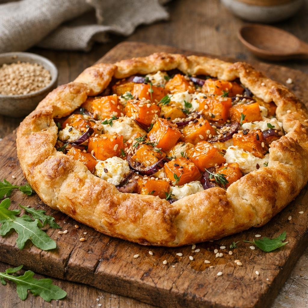 Tarte rustique butternut